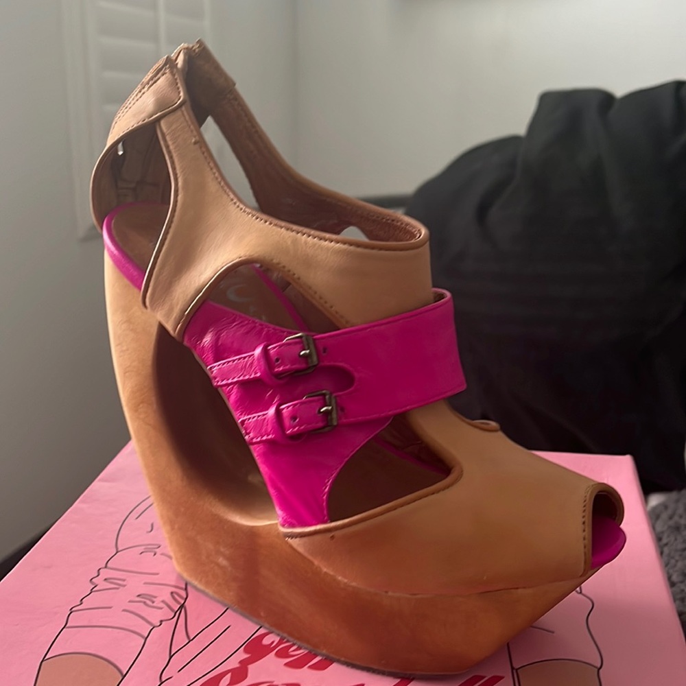 Jeffrey Campbell Rock-Me Nude Pink
